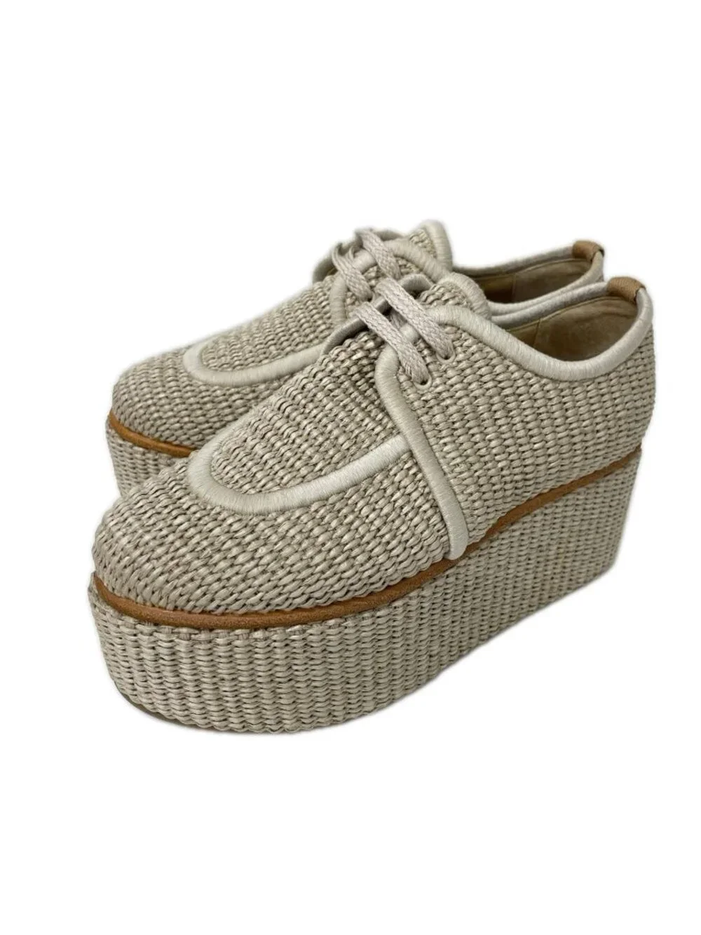Max Mara Bilbao Platform Espadrilles Lace-up Shoes